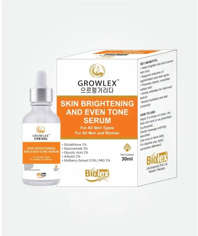GROWLEX™ Skin Brightening and Even Tone Serum