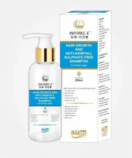 Hair fall is associated with weak follicles, scalp inflammation, and harsh cleansing agents. A sulphate-free shampoo enriched with follicle-strengthening actives supports scalp health and hair retention.