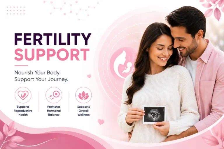 fertility support supplements, boost fertility naturally, reproductive health vitamins, fertility vitamins for men and women, improve egg and sperm quality